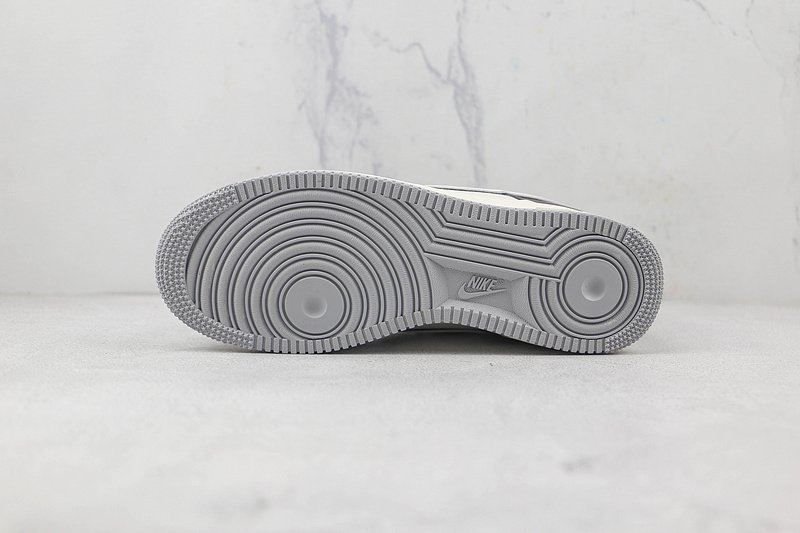 Nike Air Force 1 Low "Beige/Grey/Peat Black" фото № 8