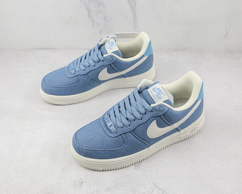 Nike Air Force 1 Low "Denim Blue/White" фото № 5