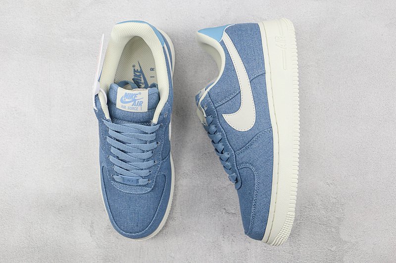 Nike Air Force 1 Low "Denim Blue/White" фото № 6