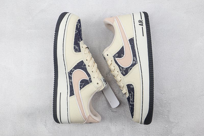 Louis Vuitton x Nike Air Force 1 Low "Cream/Beige/Black" фото № 7