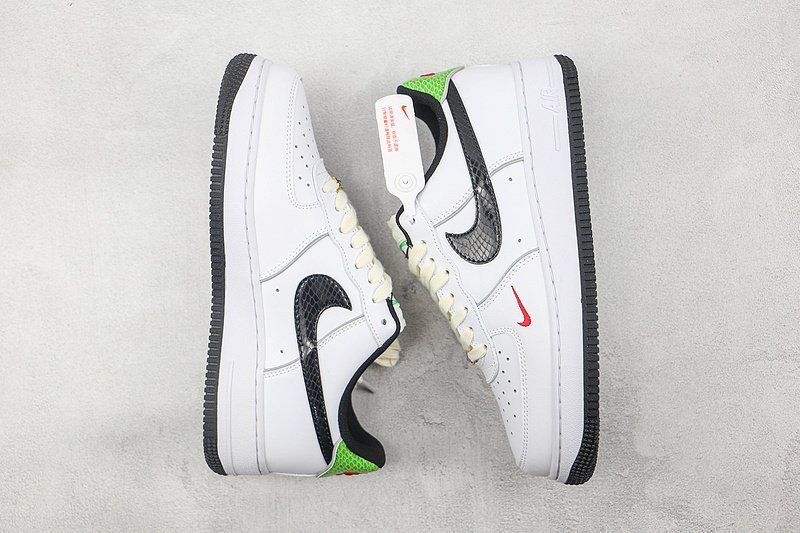 Nike Air Force 1 Low "Just Do It/Snakeskin Green" фото № 7