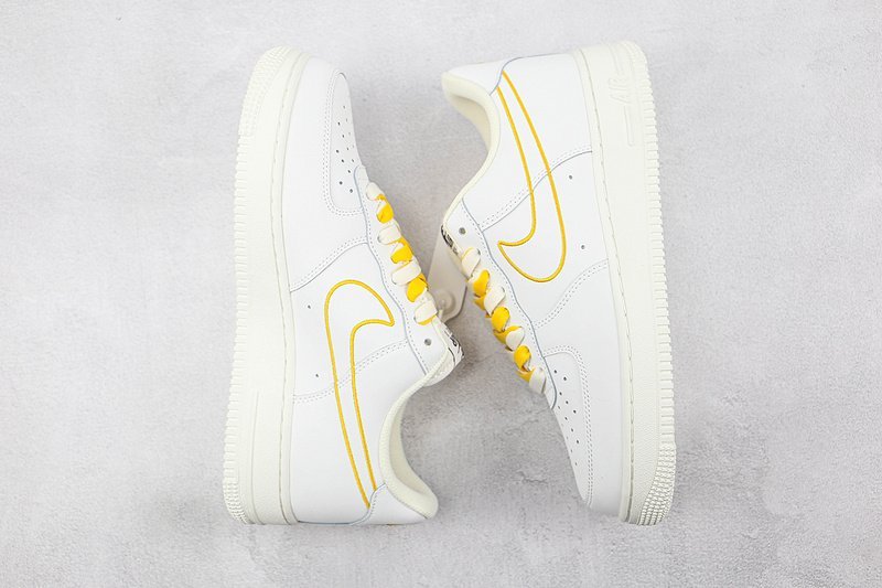 Nike Air Force 1 Low "Rice White/Stitch Yellow" фото № 7