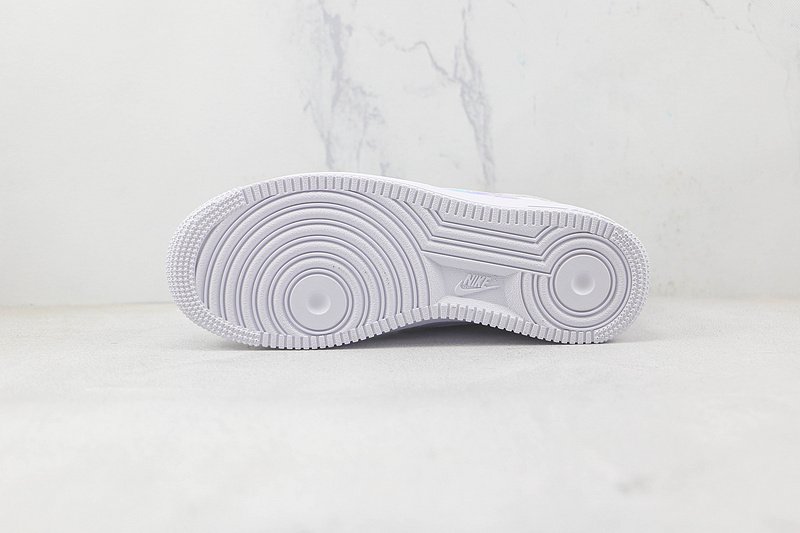 Nike Air Force 1 Low "White/Space Purple/Blue" фото № 8