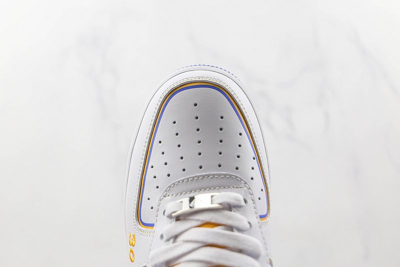Nike Air Force 1 Low "Curry White/Blue/Yellow" фото № 4