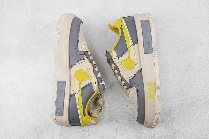 Nike Air Force 1 Low "Fontanka Dark Grey/SandYellow/Beige" фото № 7