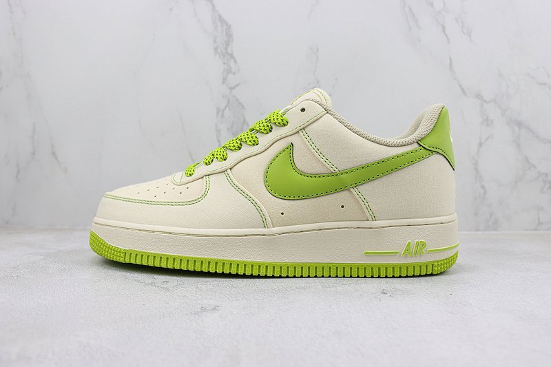 Nike Air Force 1 Low "Rice White/Lime Green" фото № 2