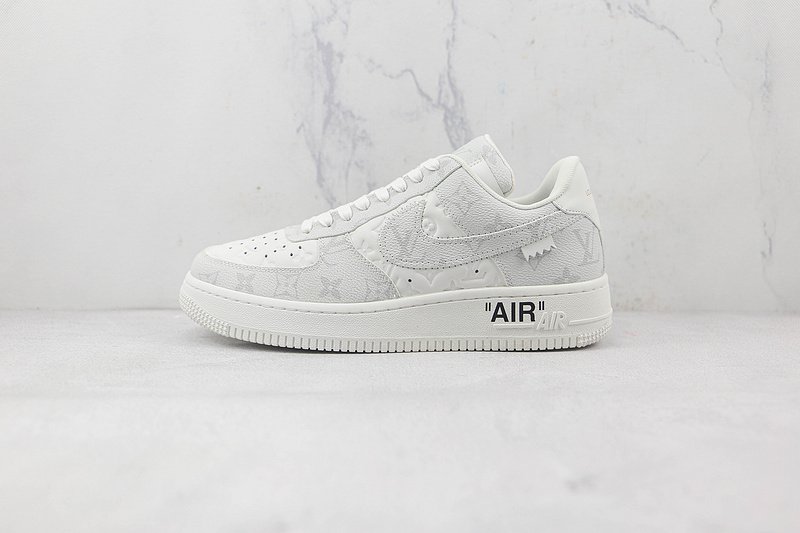 Louis Vuitton x Nike Air Force 1 Low "Grey/White" фото № 2