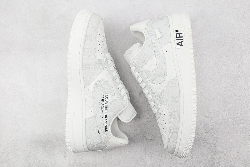 Louis Vuitton x Nike Air Force 1 Low "Grey/White" фото № 6