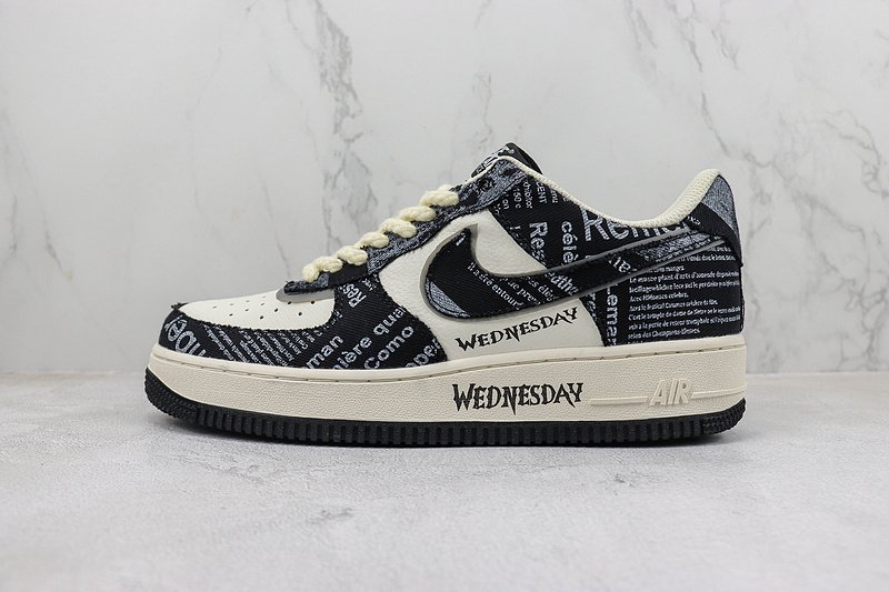 Nike Air Force 1 Low Retro "Wednesday" фото № 2