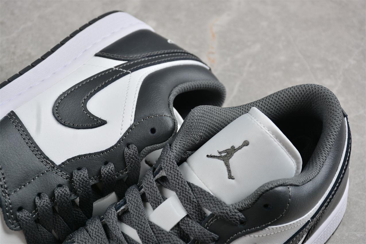 Nike Air Jordan 1 Low "Grey/White" фото № 8