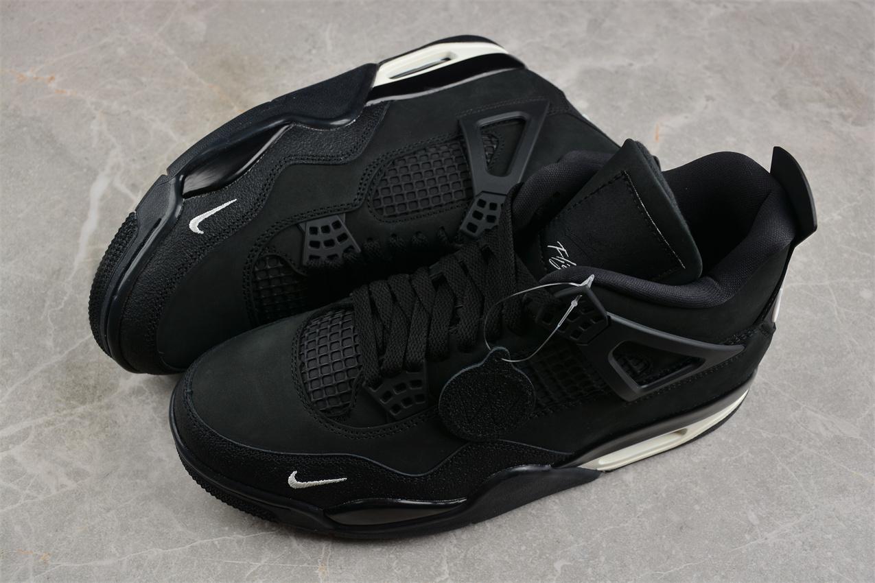 Nigel Sylvester X Nike Air Jordan 4 "Firewood Black" фото № 6