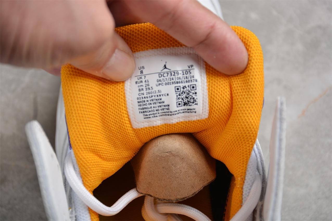 Nike Air Jordan Flight Club 91 "Lakers" фото № 9