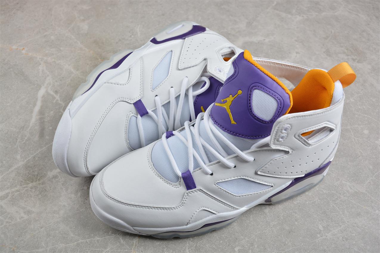 Nike Air Jordan Flight Club 91 "Lakers" фото № 6