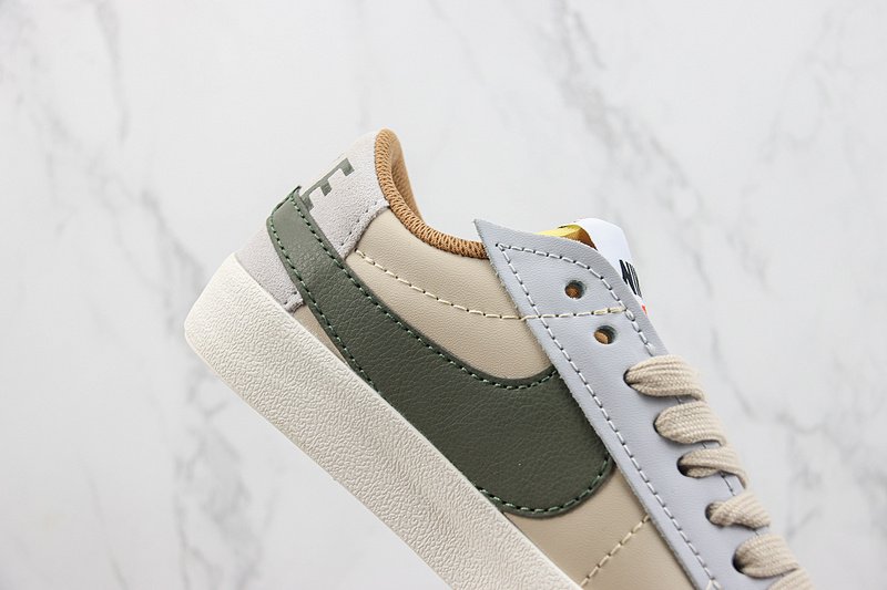 Nike Blazer Low 77 Jumbo "Sanddrift/Medium Olive" фото № 3