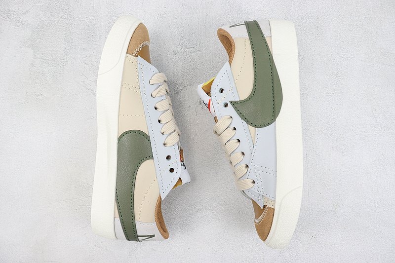 Nike Blazer Low 77 Jumbo "Sanddrift/Medium Olive" фото № 6
