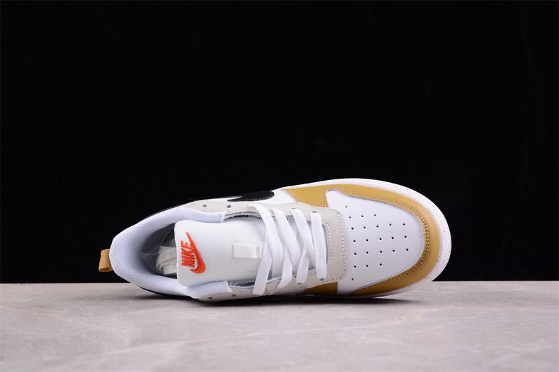 Nike Court Borough Low Recraft GS "White Olive Tan" фото № 3