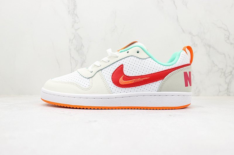Nike Court Borough Low 2 "Summit White/University Red" фото № 2