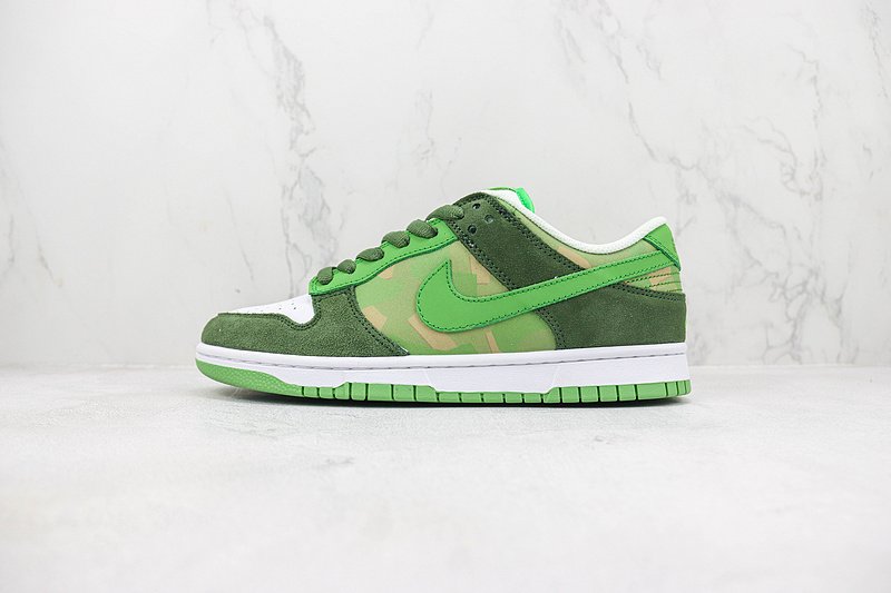 Nike Dunk Low "Army Olive/Grass/White" фото № 2