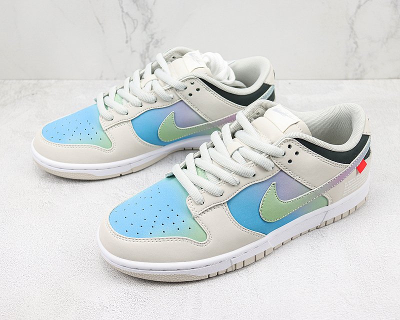 Nike Dunk Low "Grey/Rainbow" фото № 5