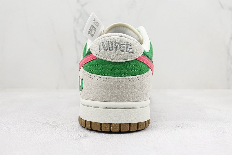Nike SB Dunk Low 85 "White/Pink/Green" фото № 8