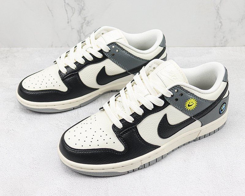 Nike SB Dunk Low "Beige/Black/Dark Grey" фото № 5