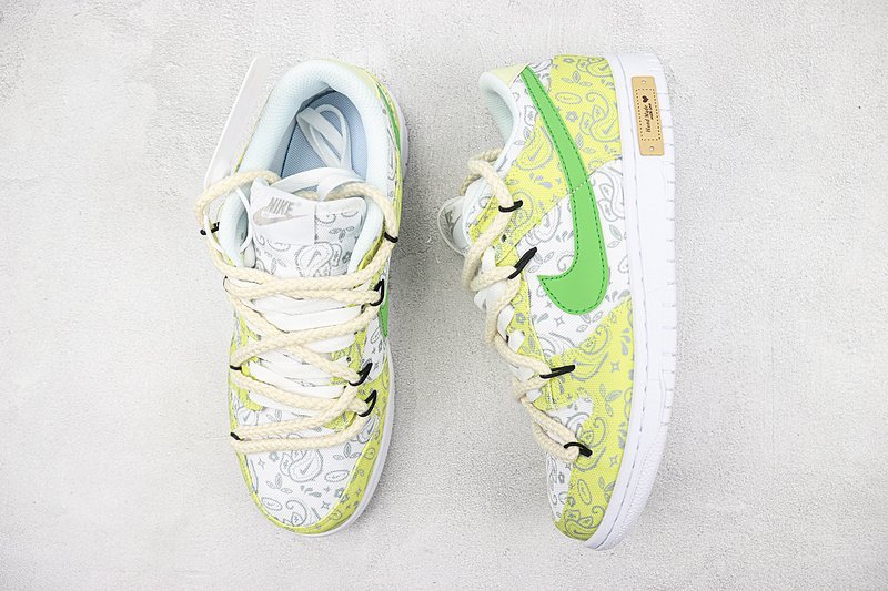 Nike SB Dunk Low "Green/White Paisley" фото № 6