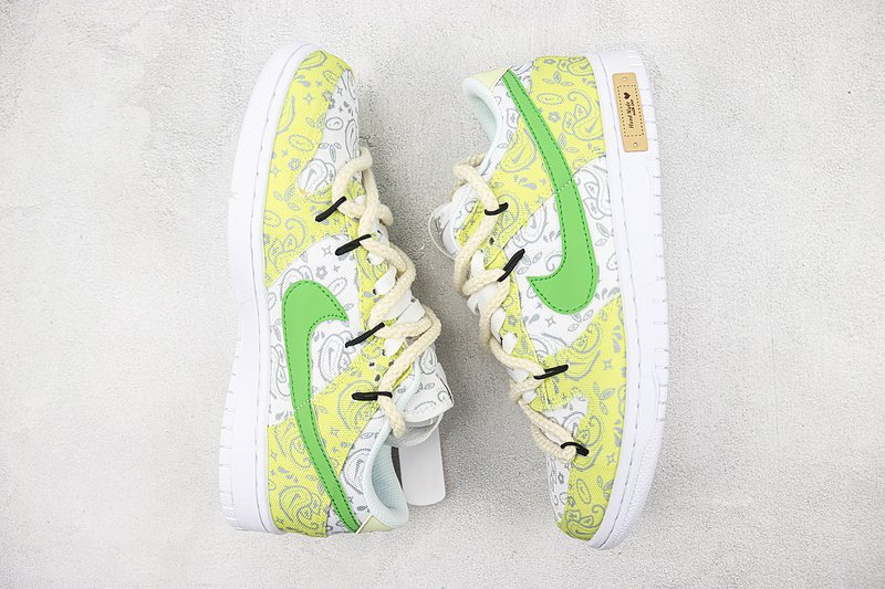 Nike SB Dunk Low "Green/White Paisley" фото № 7