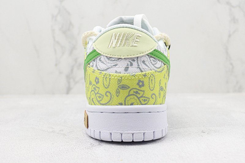 Nike SB Dunk Low "Green/White Paisley" фото № 8