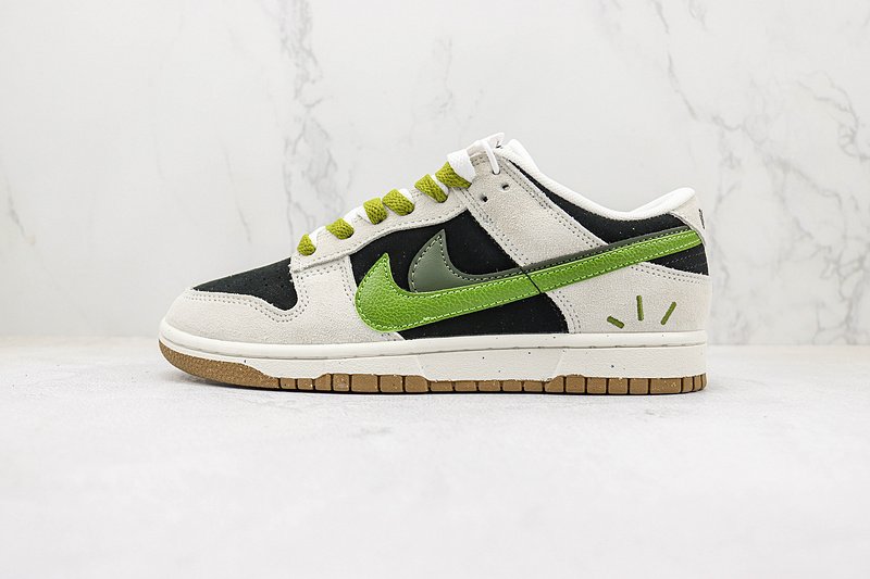 Nike Dunk Low Double Swoosh "Sail Green" фото № 2