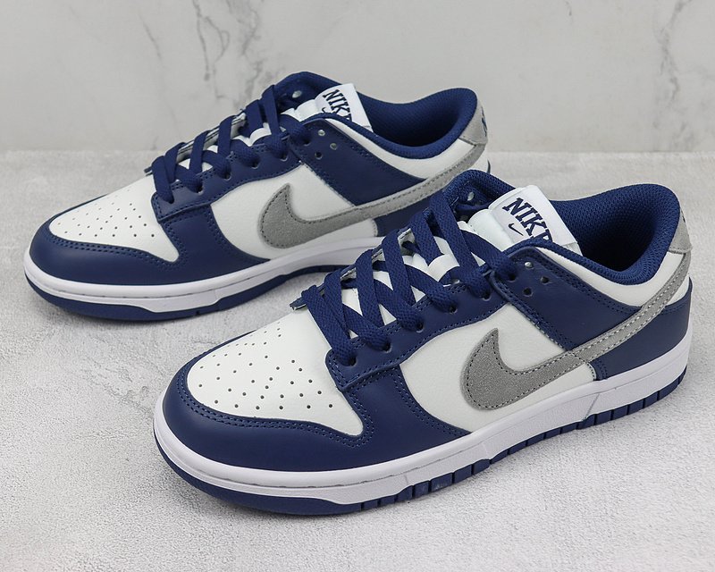 Nike Dunk Low "Summit White Midnight Navy" фото № 5