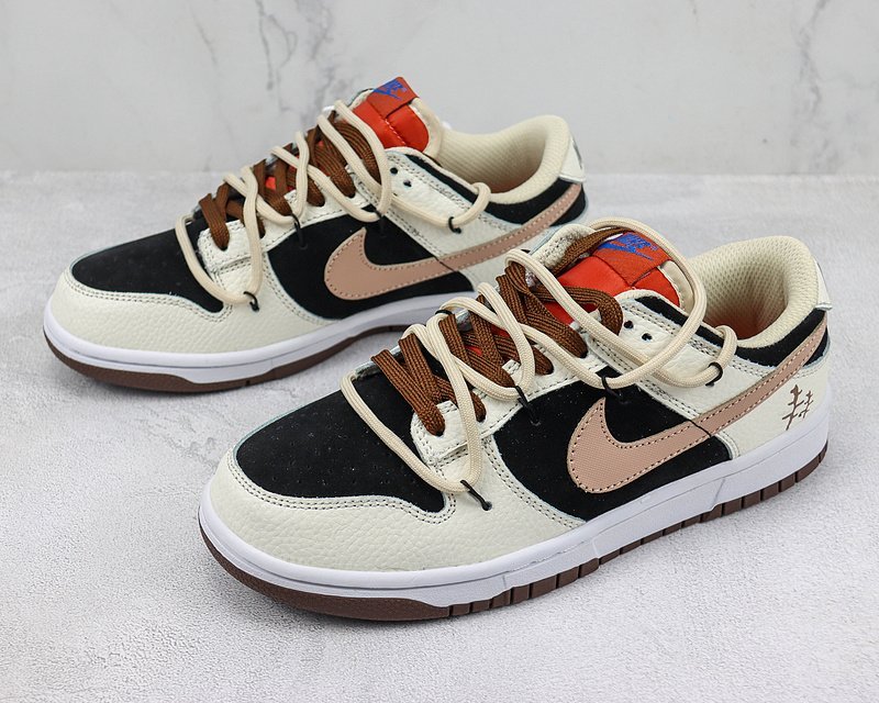 Nike Dunk Low Retro "Cream/Beige/Black" фото № 5