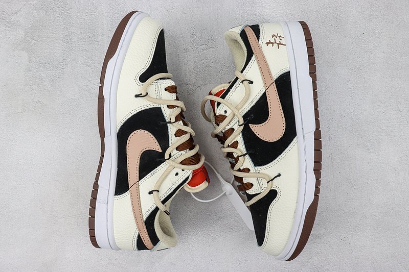 Nike Dunk Low Retro "Cream/Beige/Black" фото № 6