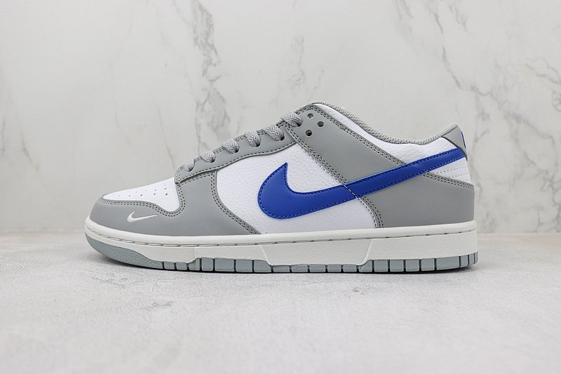 Nike Dunk Low "Wolf Grey/Royal Blue" фото № 2