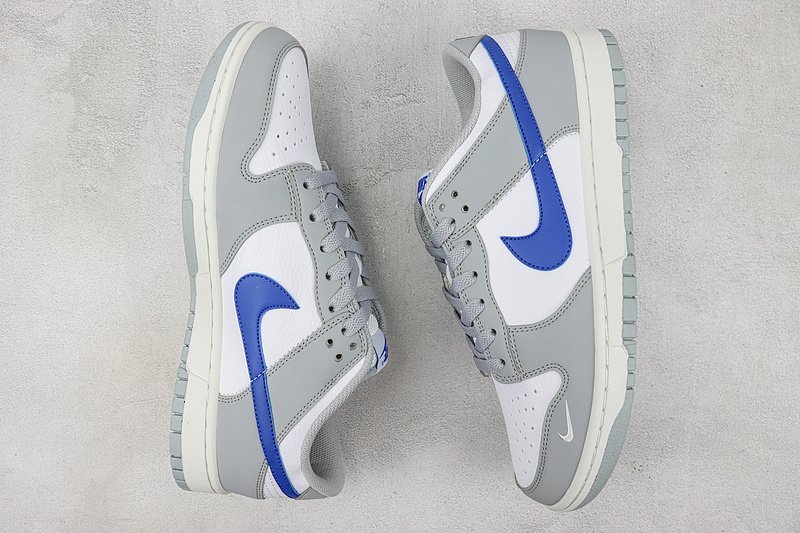 Nike Dunk Low "Wolf Grey/Royal Blue" фото № 6