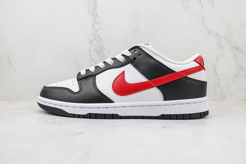 Nike Dunk Low Retro "Red Swoosh/Panda" фото № 2