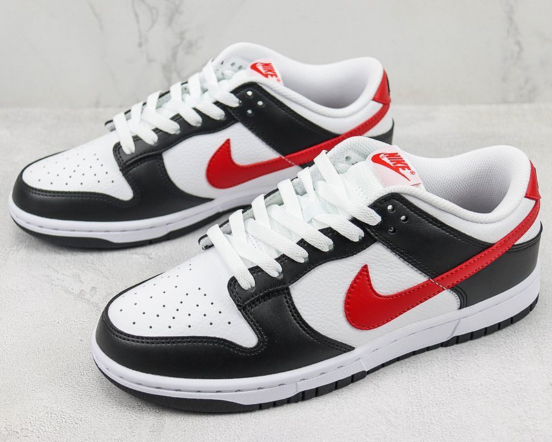 Nike Dunk Low Retro "Red Swoosh/Panda" фото № 5