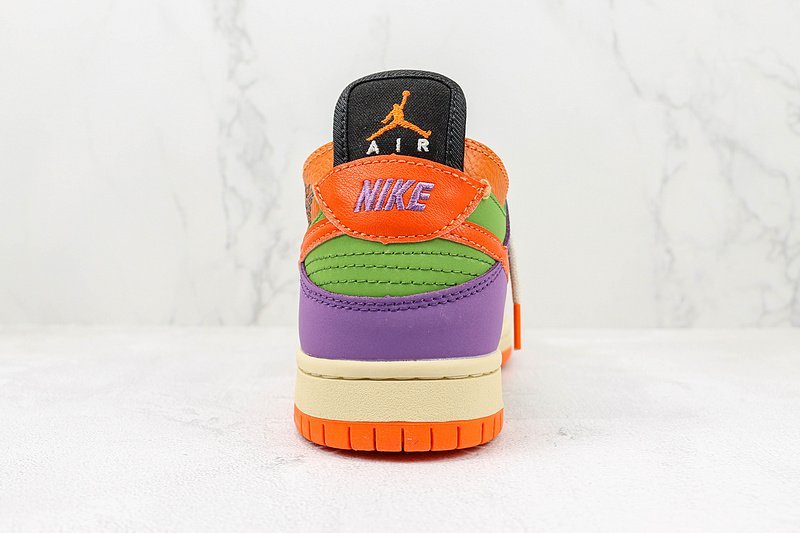 EJDER x Nike Dunk Low "Multi-Element/Green/Purple" фото № 9