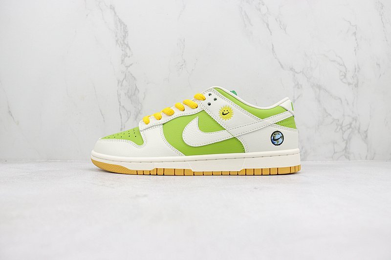 Nike Dunk Low "Apple Green/Yellow/Off White" фото № 2