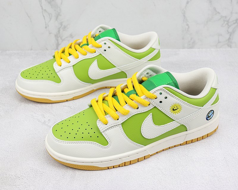 Nike Dunk Low "Apple Green/Yellow/Off White" фото № 5