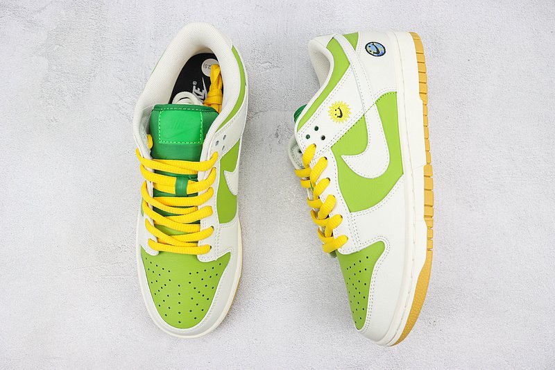 Nike Dunk Low "Apple Green/Yellow/Off White" фото № 6