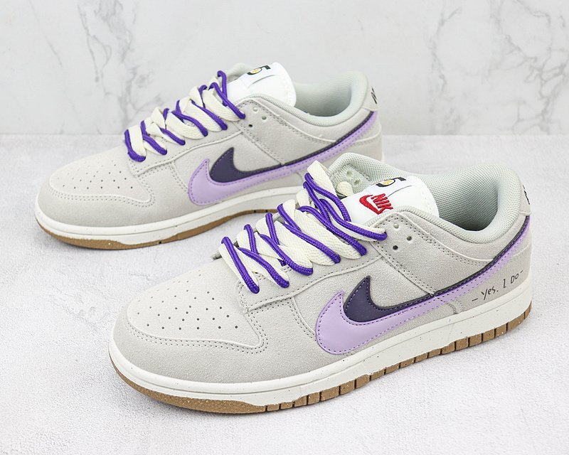 Nike Dunk Low "85/Grey/Purple" фото № 5