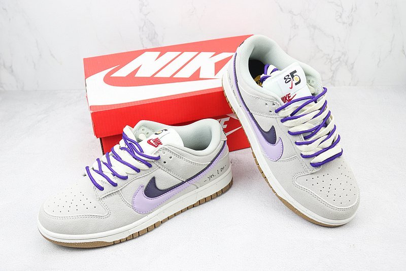 Nike Dunk Low "85/Grey/Purple" фото № 7