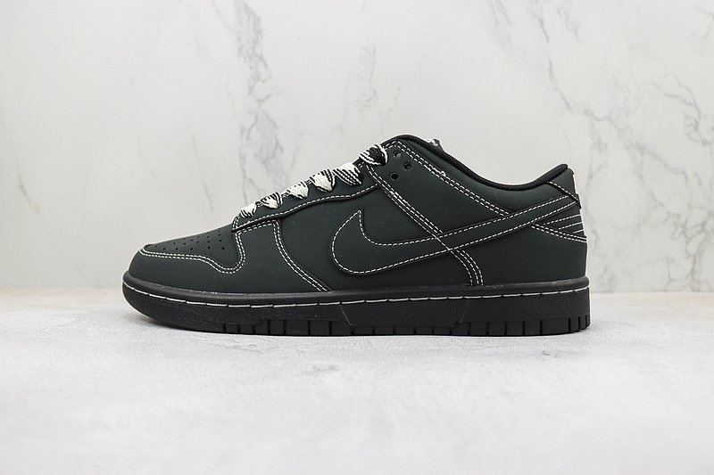 Nike Dunk Low "Pure Black" фото № 2