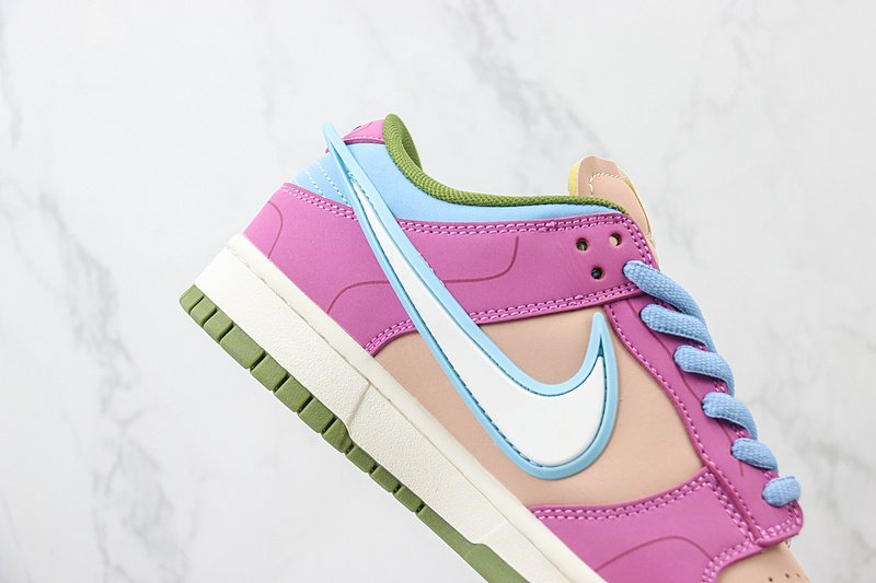 Saint Seiya x Nike Dunk Low "Lilac/Pink/Blue" фото № 3
