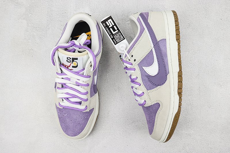 Nike Dunk Low SE 85 Double Swoosh "Gray/Violet" фото № 6