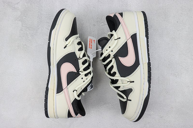 Nike Dunk SB Low "White/Black/Pink" фото № 7