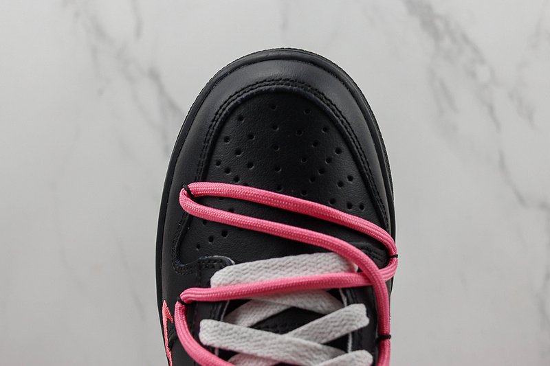 Nike Dunk Low "Multi-Swoosh/Black/Pink" фото № 4