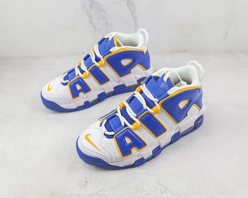 Nike Air More Uptempo "Game Royal Yellow Ochre" фото № 7
