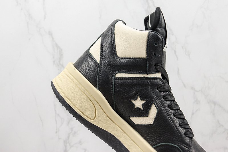 Converse x Rick Owens TURBOWPN "Black/Milk" фото № 3