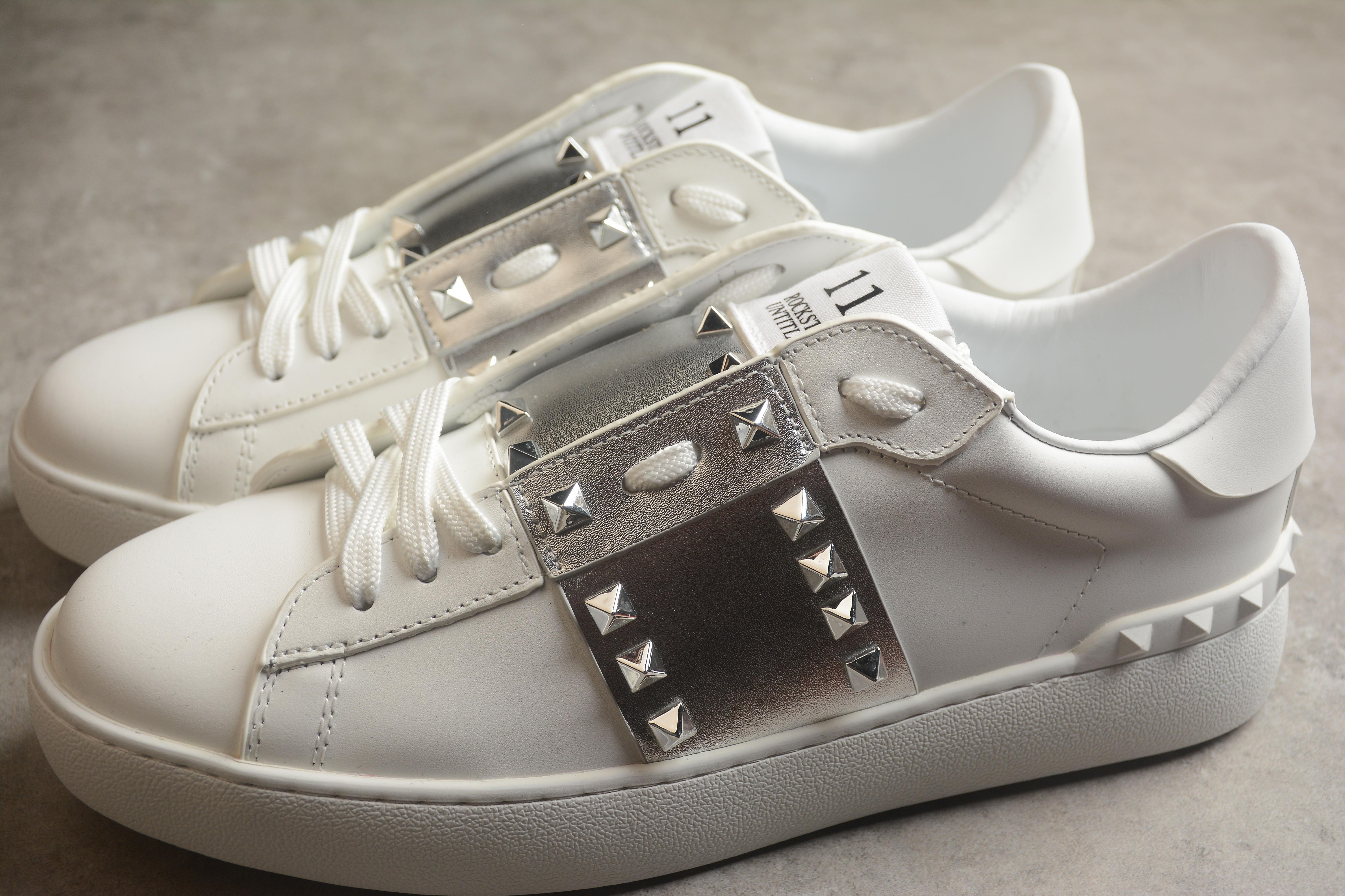 Valentino Rockstud Untitled «White/Silver" фото № 6